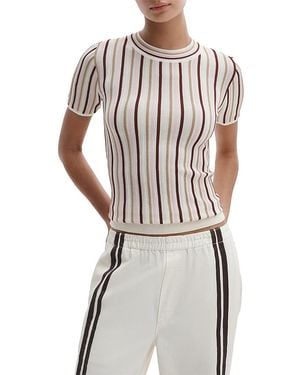 Rag & Bone Victoria Short Sleeve Crewneck Sweater - Multicolor