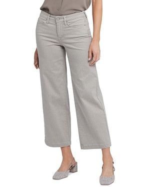 NYDJ Teresa High Rise Ankle Wide Leg Jeans - Gray