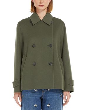 Weekend by Maxmara Afone Pea Coat - Green