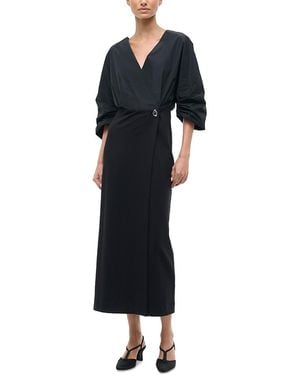 STAUD Orion Midi Dress - Blue
