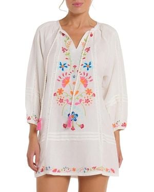 Hermoza Phoebe Dress Cover Up - White