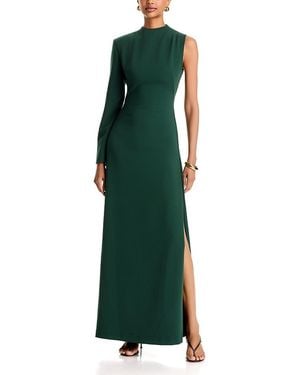 Black Halo Kali Asymmetric One Sleeve Maxi Dress - Green