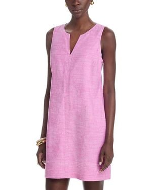 Tommy Bahama Palm A Dora Split Neck Dress - Pink