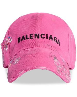 Balenciaga Upcycled Cap in Pink for Men | Lyst