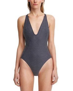 Significant Other Rochelle Embellished One Piece Swimsuit - Blue