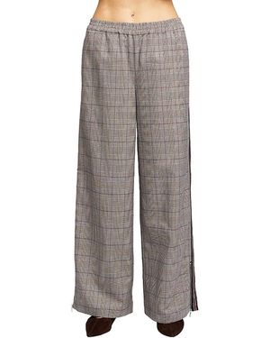 Central Park West Birch Suiting Track Pant - Gray