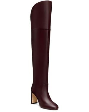 Stuart Weitzman Babette Over The Knee Tubo 85 Boots - Purple
