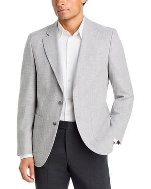 BOSS Hutson Herringbone Slim Fit Sport Coat - Gray