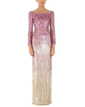 Jenny Packham Marnie Sequin Maxi Dress - Pink