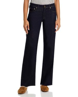 Rag & Bone Stftwt Cam Low Rise Straight Leg Jeans - Blue