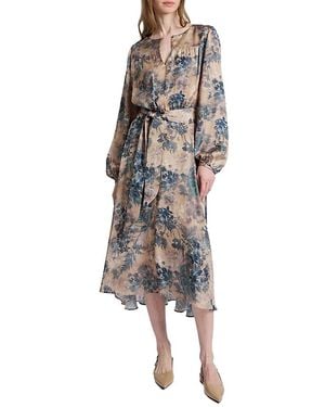 Santorelli Aubree Long Sleeve Midi Dress - Multicolor