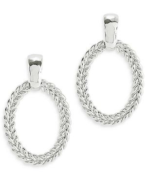 Anabel Aram Cheval Ring Drop Earrings - White
