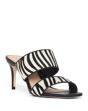 Cinq À Sept Sutton Calf Hair Sandals - Black