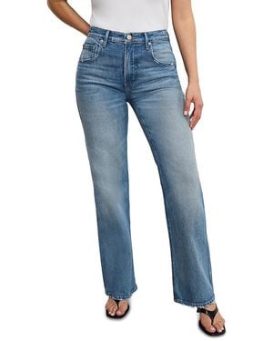 GOOD AMERICAN Good Standard Petite Bootcut Jeans - Blue