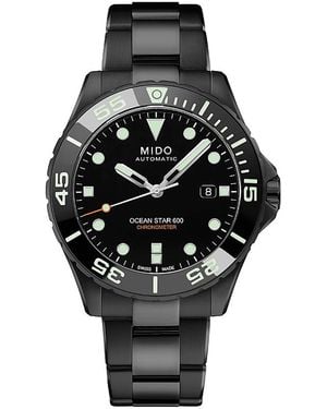 MIDO Ocean Star Captain V Watch, 44Mm - Black