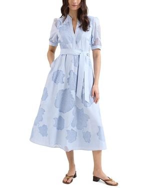 Phase Eight Queenie Floral Swing Dress - Blue