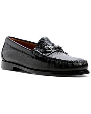 G.H. Bass & Co. G. H. Bass Lincoln Weejuns Leather Loafers - Black