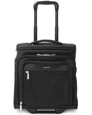 Baggallini Expandable Underseat Carry On Suitcase - Black