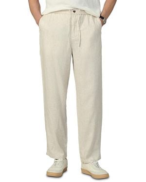 Joe's Jeans Clarkson Slim Fit Linen Pants - Natural