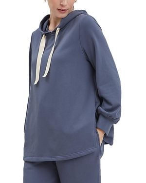 Nom Maternity French Terry Nursing Hoodie - Blue