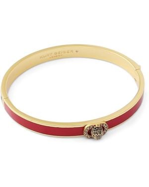 Kurt Geiger Signature Chelsea Eagle Bangle Bracelet - White