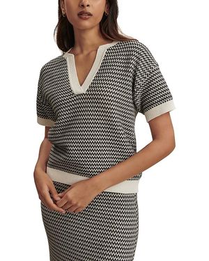 Varley Dora Knit Top - Gray