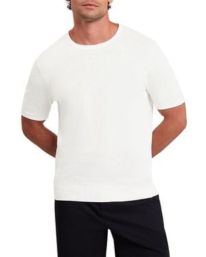Ted Baker Curran Roll Edge Crewneck T-Shirt - White
