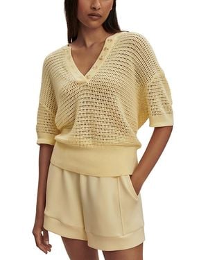 Varley Callie Knit Top - Natural