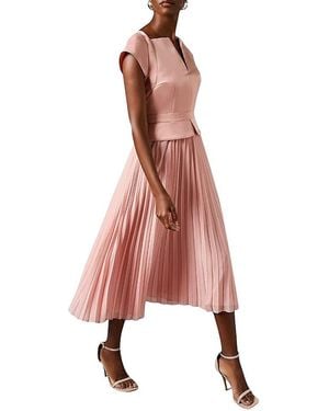 Coast Midi Wedding Guest Dress - Pink