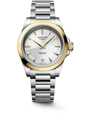 Longines Conquest Watch, 34Mm - Metallic