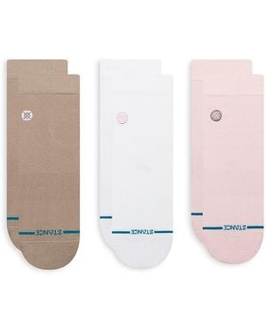 Stance Icon Lowrider Socks, Pack Of 3 - White