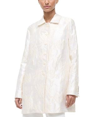STAUD Halton Jacquard Jacket - White