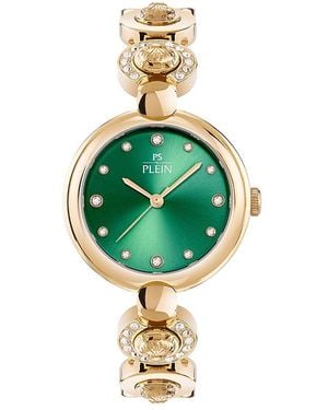 Philipp Plein Rebel Crystal Watch, 32Mm - Green