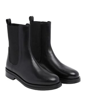 Jenni Kayne Leather Alden Chelsea Boots - Black