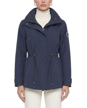Gorski Lightweight Jacket With Concealed Hood - Blue