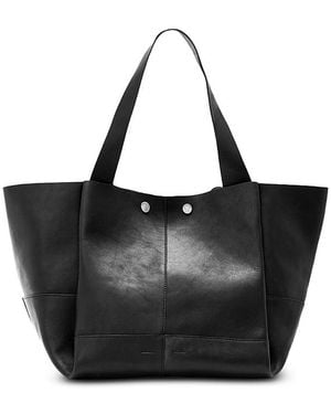 AllSaints Rosalie Large Leather Tote Bag - Black