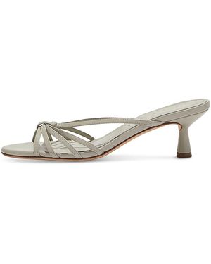 Aeyde Abby Leather Sandals - Metallic