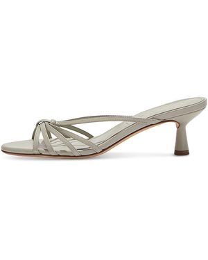 Aeyde Abby Leather Sandals - Metallic