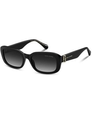 Marc Jacobs Rectangular Sunglasses, 55Mm - Black