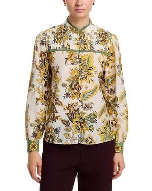 Tahari The Athena Blouse - Natural
