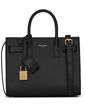 Saint Laurent Sac De Jour Nano Top Handle Bag - Black