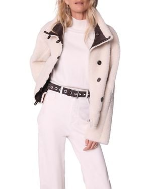 Mint Velvet Reversible Aviator Jacket - Pink