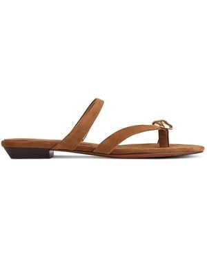 Madewell Mila Slide Sandals - Brown