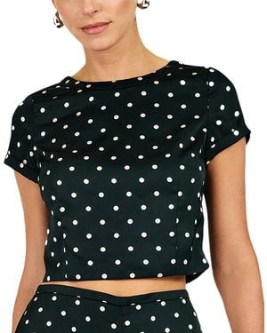 Line & Dot Sophie Top - Black