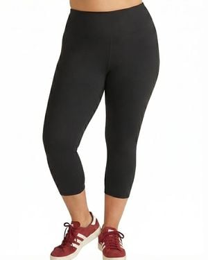 UNIVERSAL STANDARD Plus Next-To-Naked Cropped Legging - Black