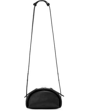 AllSaints Rosalie Small Leather Crossbody Bag - White