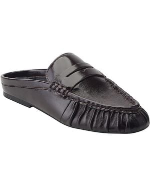 Marc Fisher Jaynie Leather Mules - Brown
