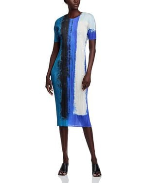 Pleats Please Issey Miyake Jump Dress - Blue