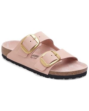 Birkenstock Arizona Big Buckle Printed Footbed Sandals - Pink
