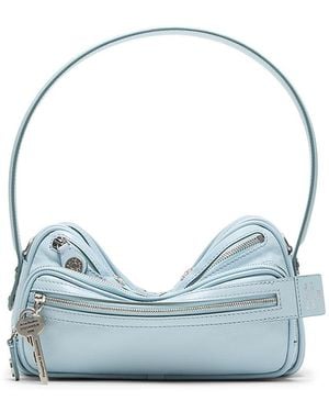Acne Studios Camero Party Leather Shoulder Bag - Blue